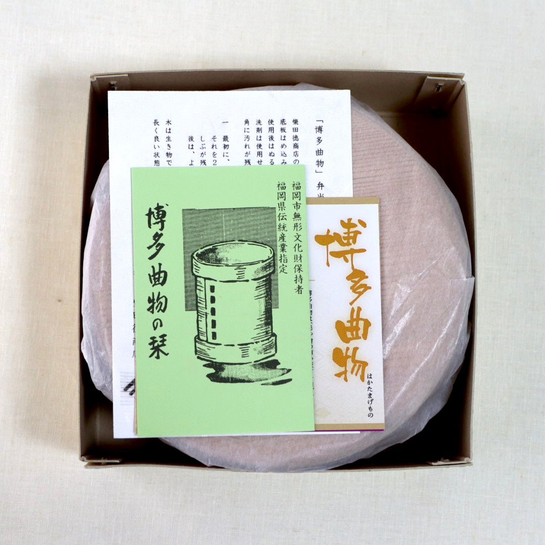 Magewappa Shibatatokushouten Bento Box (“Round” 15cm)