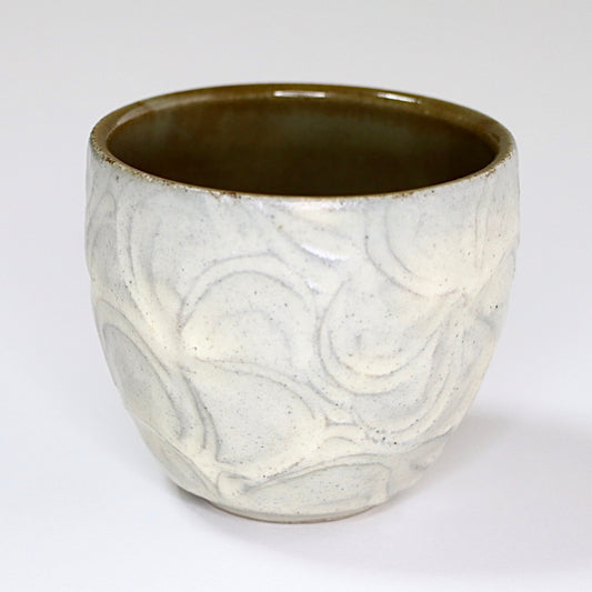 Yoshiko Kasahara earthenware flower pattern Cup
